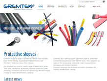Tablet Screenshot of gremtek.com